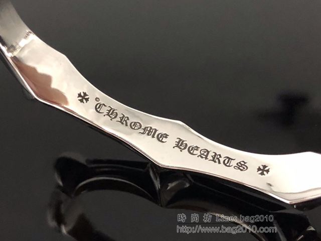 chrome hearts手鐲 克羅心925銀魚骨手鐲 純手工製作 克羅心首飾 男女同款  gjc1659